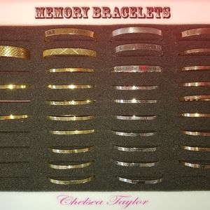 Truth's Silver Stack Memory Bracelets